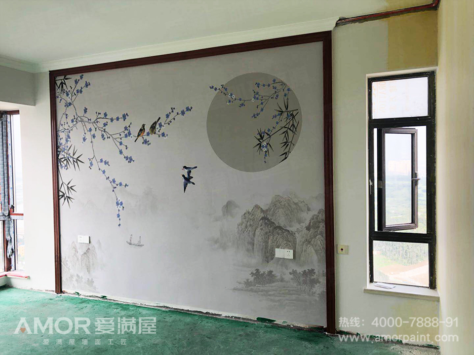 家装墙饰材料爱满屋肌理壁膜，环保的追求